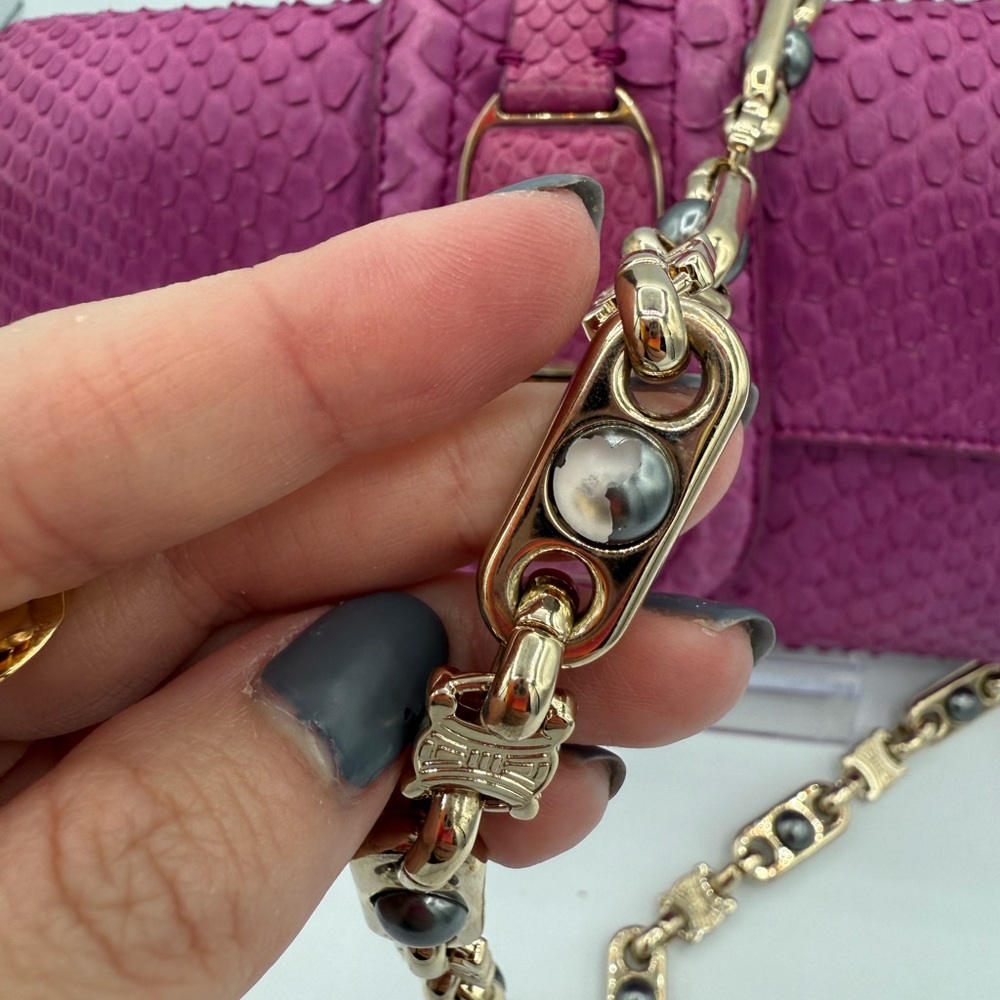 Vintage Celine Python Shoulder bag - image 5